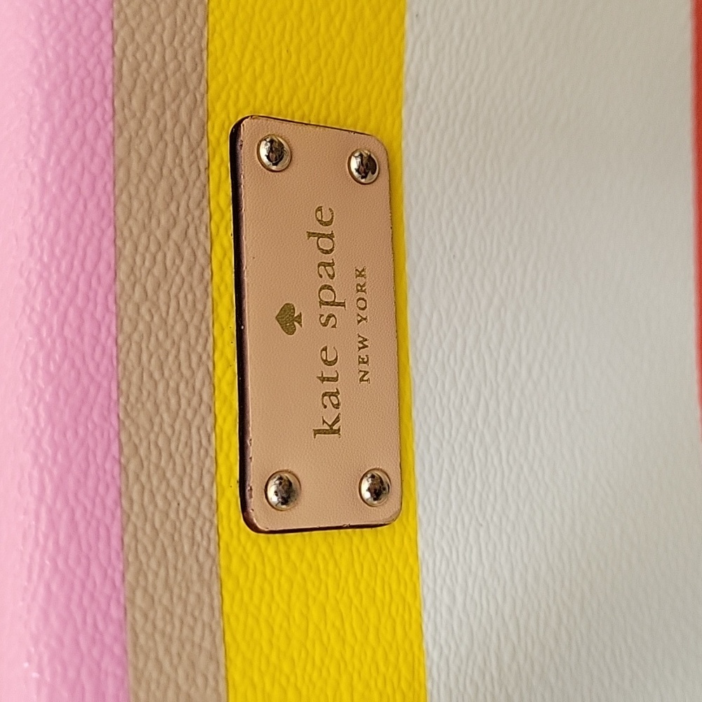 Kate Spade Colorful Striped Tote for laptop - Picture 2 of 10